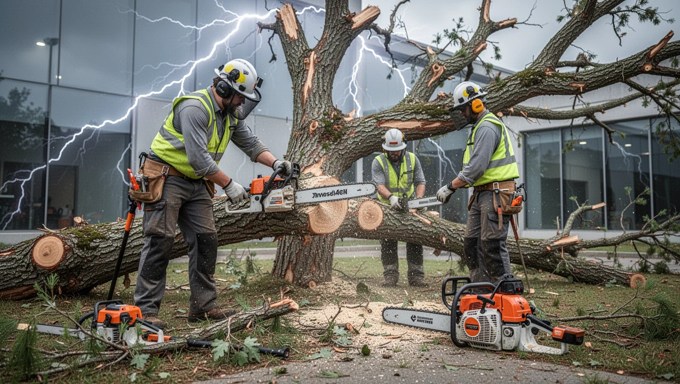 Storm Damage Tree Cleanup