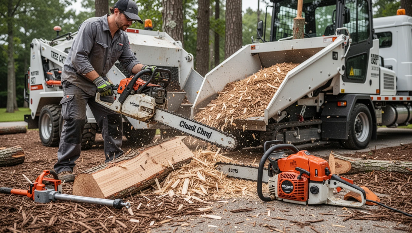 Wood Chipping & Mulching